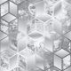 Muriva Elixir Cube Silver Wallpaper 166510