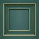 Belgravia Decor Amara Panel Deep Green Gold Wallpaper GB7395