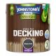 Johnstones Woodcare Stain For Decking 2.5l Black Oak