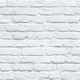 Muriva Painted White Brick Wallpaper 102539